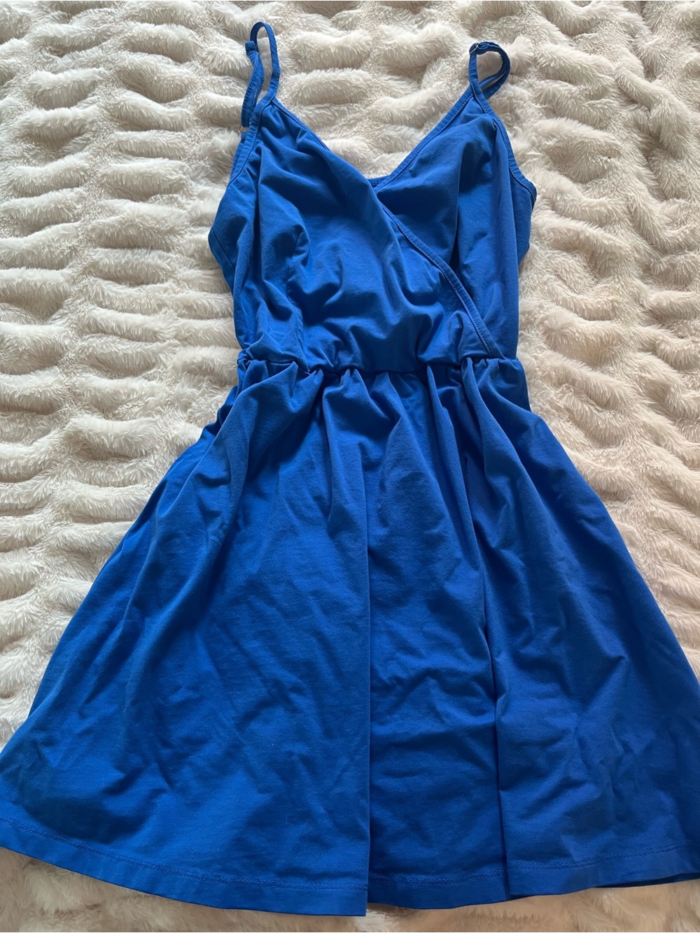 Blue Spaghetti Strap top Women's